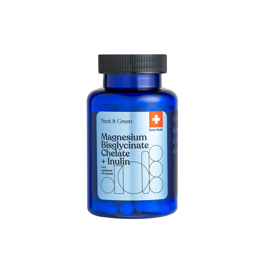 Magnesium bisglycinate chelate + Inulin (60 caps)