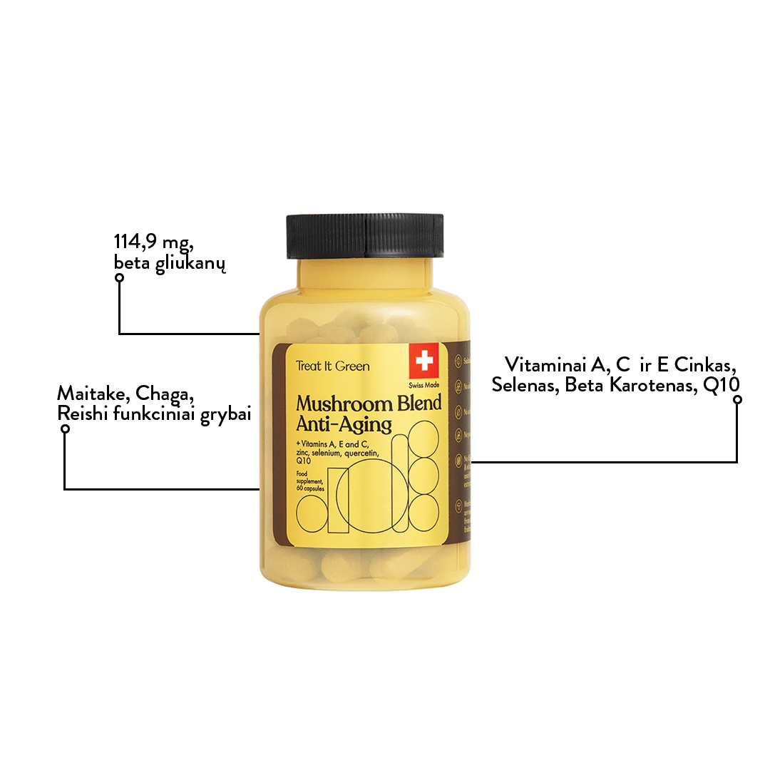 Mushroom Blend Anti-Aging (60 caps)