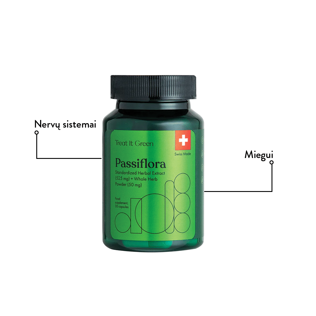 Passiflora | 525 mg + 25 mg (30 caps)