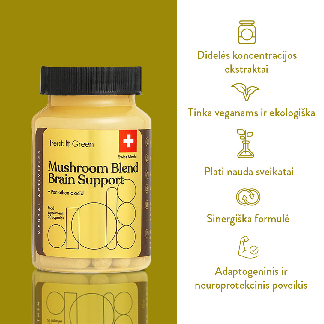 Mushroom Blend Brain Support (30 caps)