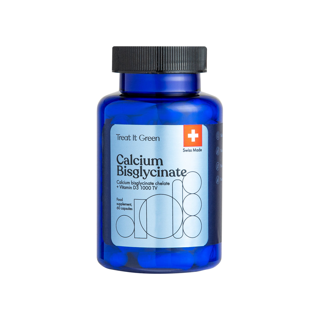 Calcium Bisglycinate (60 caps)
