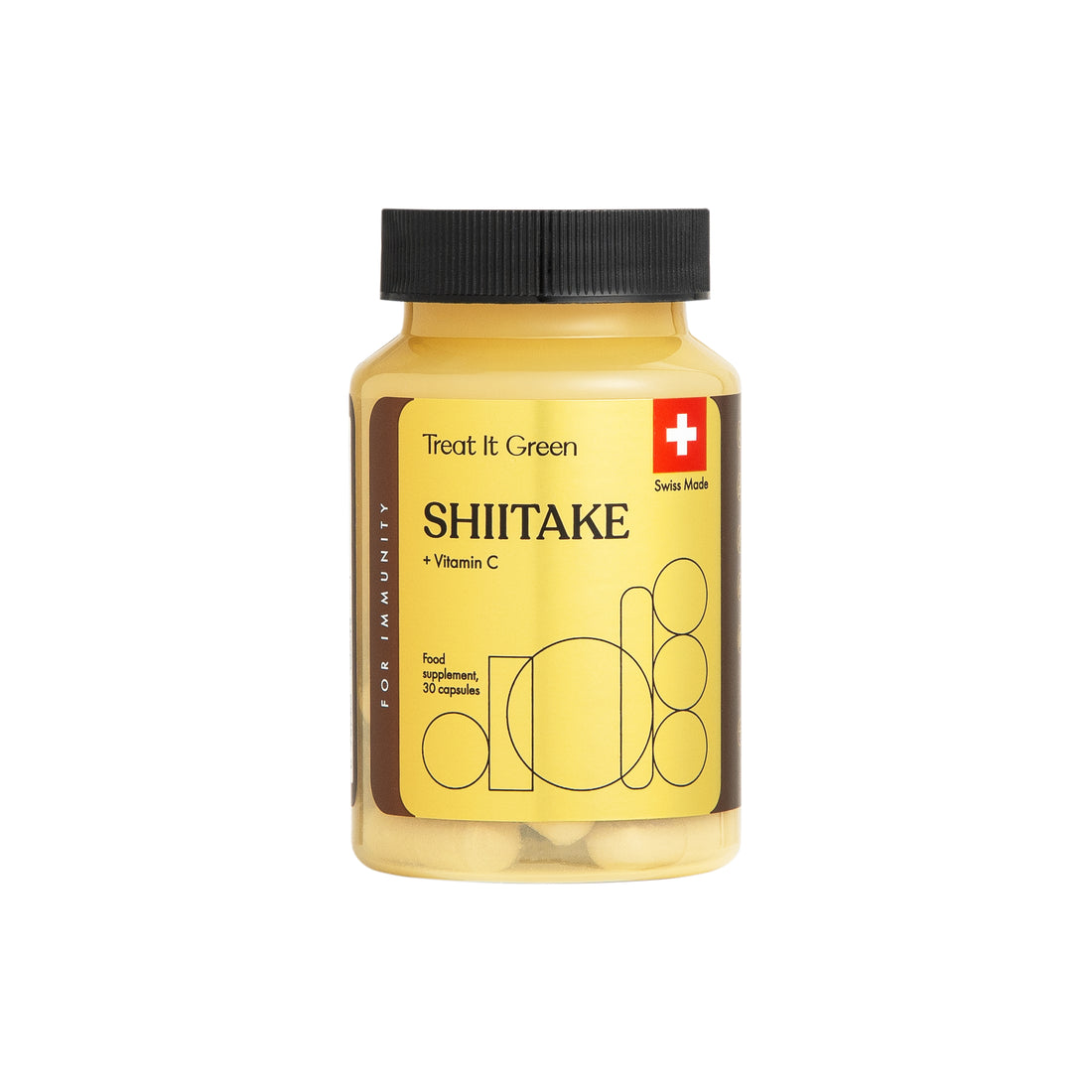 Shiitake Mushroom + Vitamin C (30 kaps)