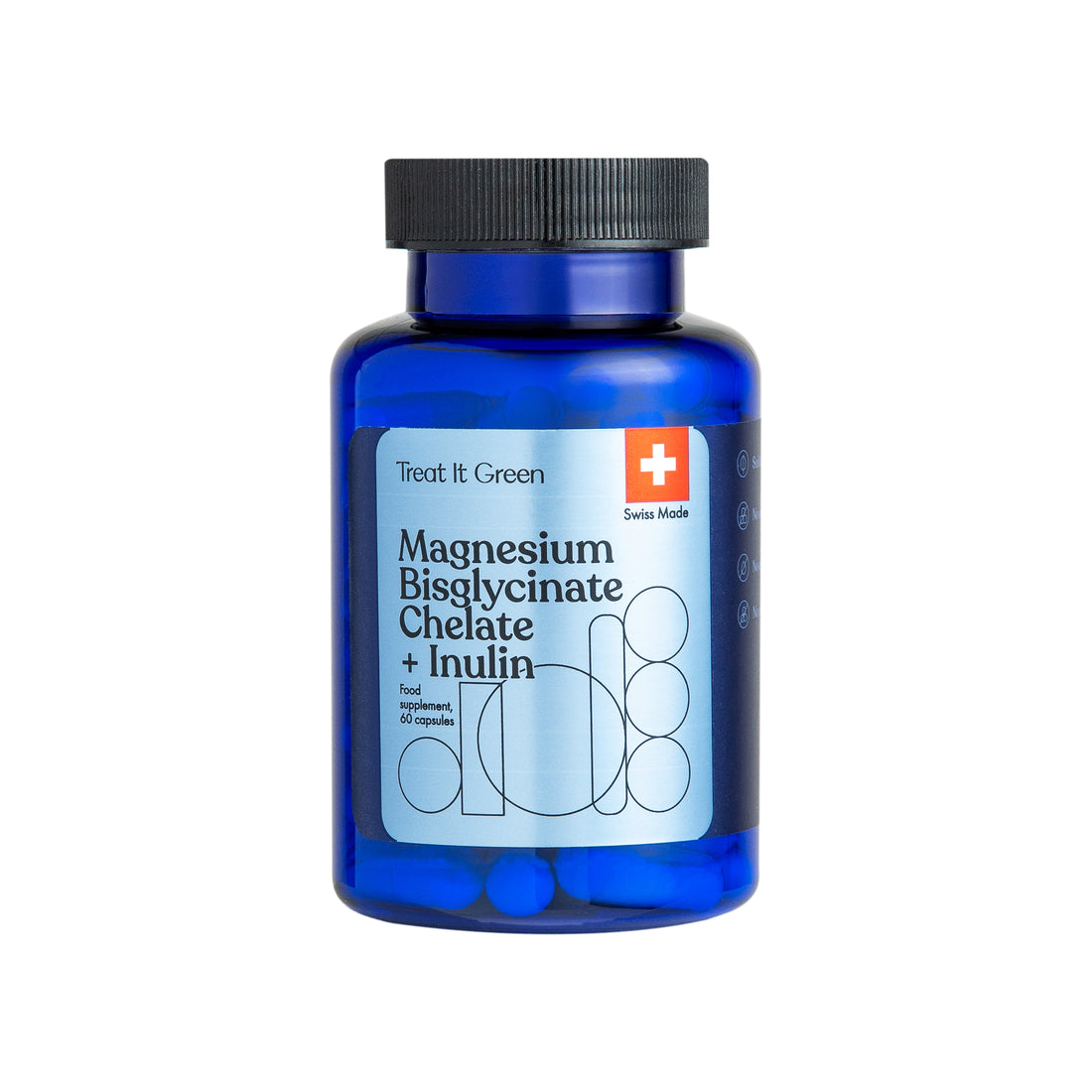 Magnesium bisglycinate chelate + Inulin (60 caps)