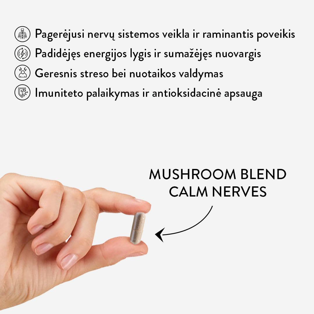 Mushroom Blend Calm Nerves (30 caps)