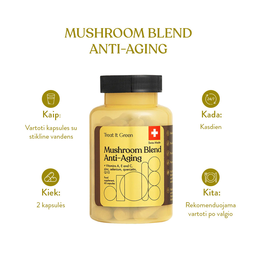 Mushroom Blend Anti-Aging (60 caps)