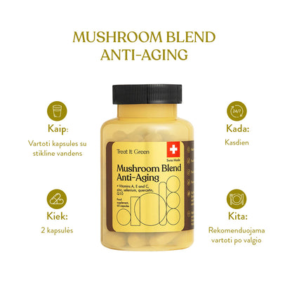 Mushroom Blend Anti-Aging (60 caps)