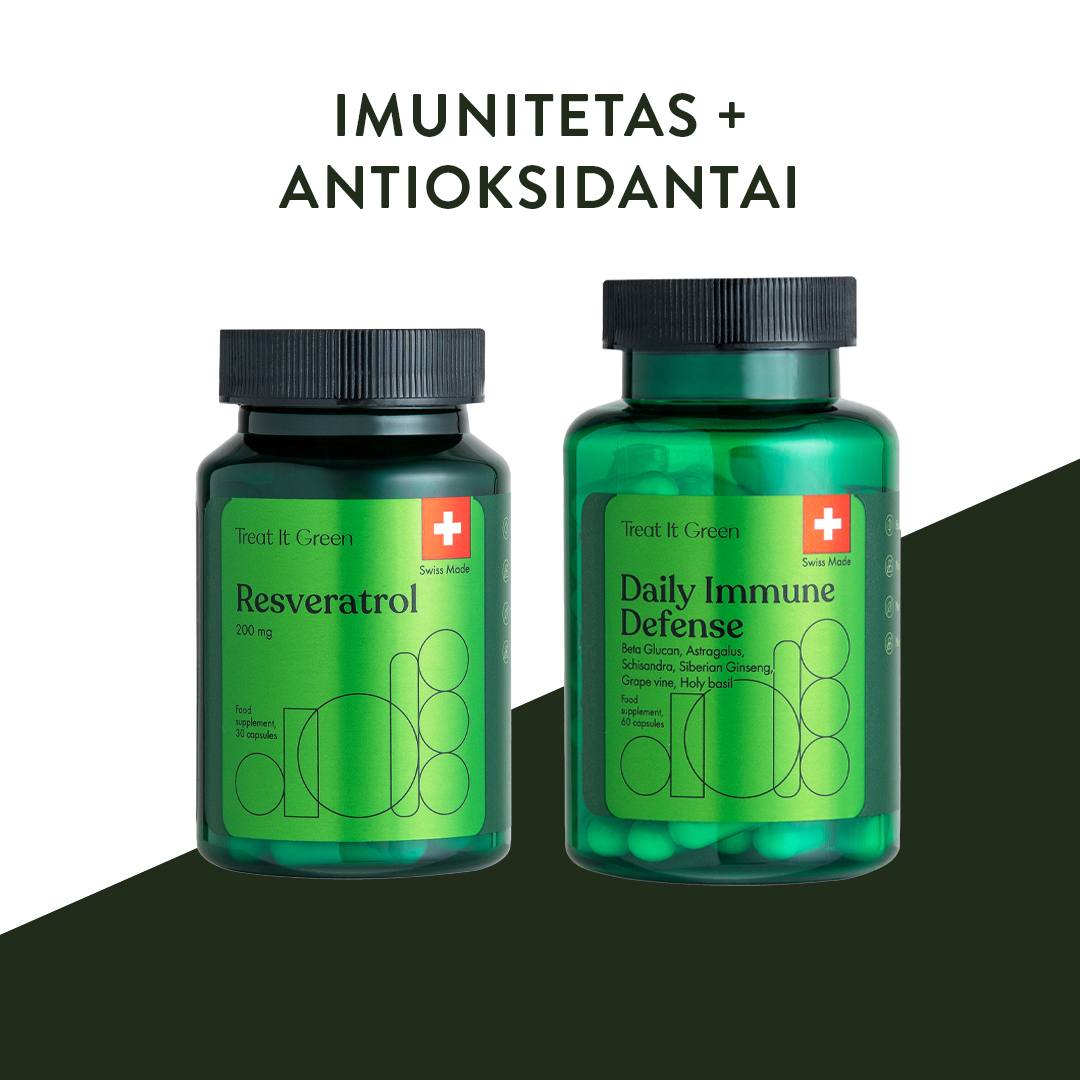 Derinys IMUNITETAS + ANTIOKSIDANTAI