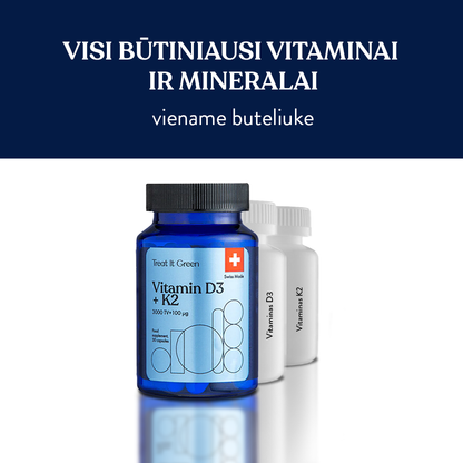 Vitamin D3 + K2 (30 kaps)