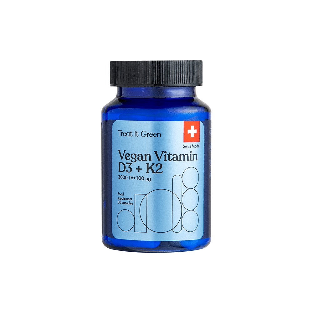 Vegan Vitamin D3 + K2 (30 kaps)