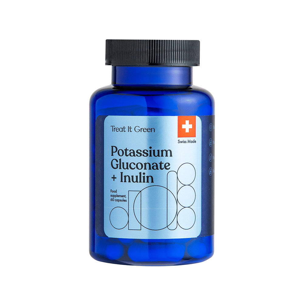 Potassium Gluconate + Inulin (60 caps)