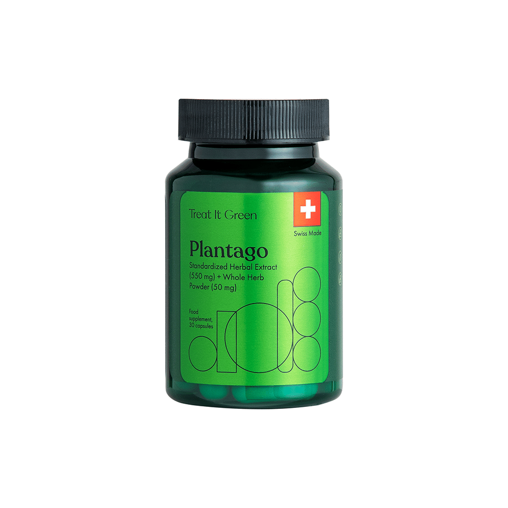 Plantago | 550 mg + 50 mg (30 kaps)