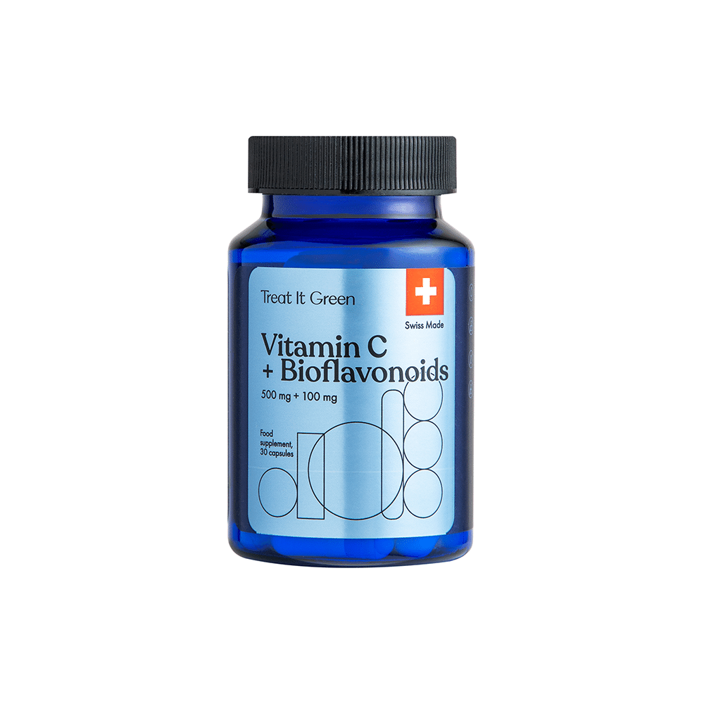 Vitamin C | 500 mg + Bioflavonoids | 100 mg (30 caps)